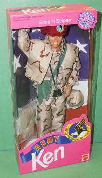 Mattel - Barbie - Stars 'N Stripes - Army - Ken - кукла